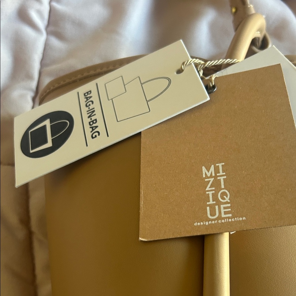 Miztique Classic Tan Shoulder Bag - Picture 6 of 8